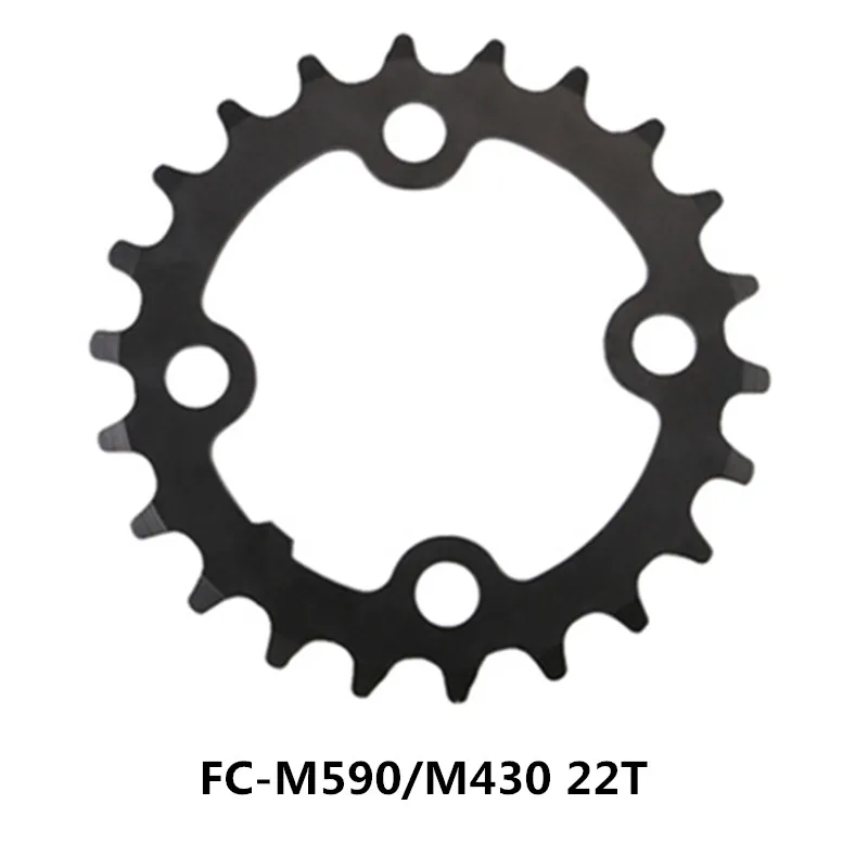 Новые оригинальные звездочки SHIMANO FC-M590/FC-M430 для горного велосипеда 44 T/42 T/32 T/22 T, запасные части, совместимые с Shimano