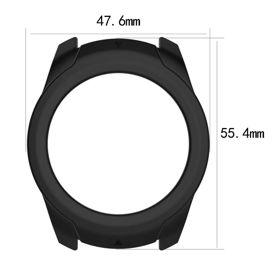 Protective Case for TicWatch Pro Smart Watch Anti-Scratch Bumper Cover Ultra-Light Multi-Colors 11.8 (1)