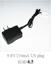 4,8 В/250 мА NiMH NiCD зарядное устройство SM соединитель optonal ЕС и США разъем RC модель зарядки
