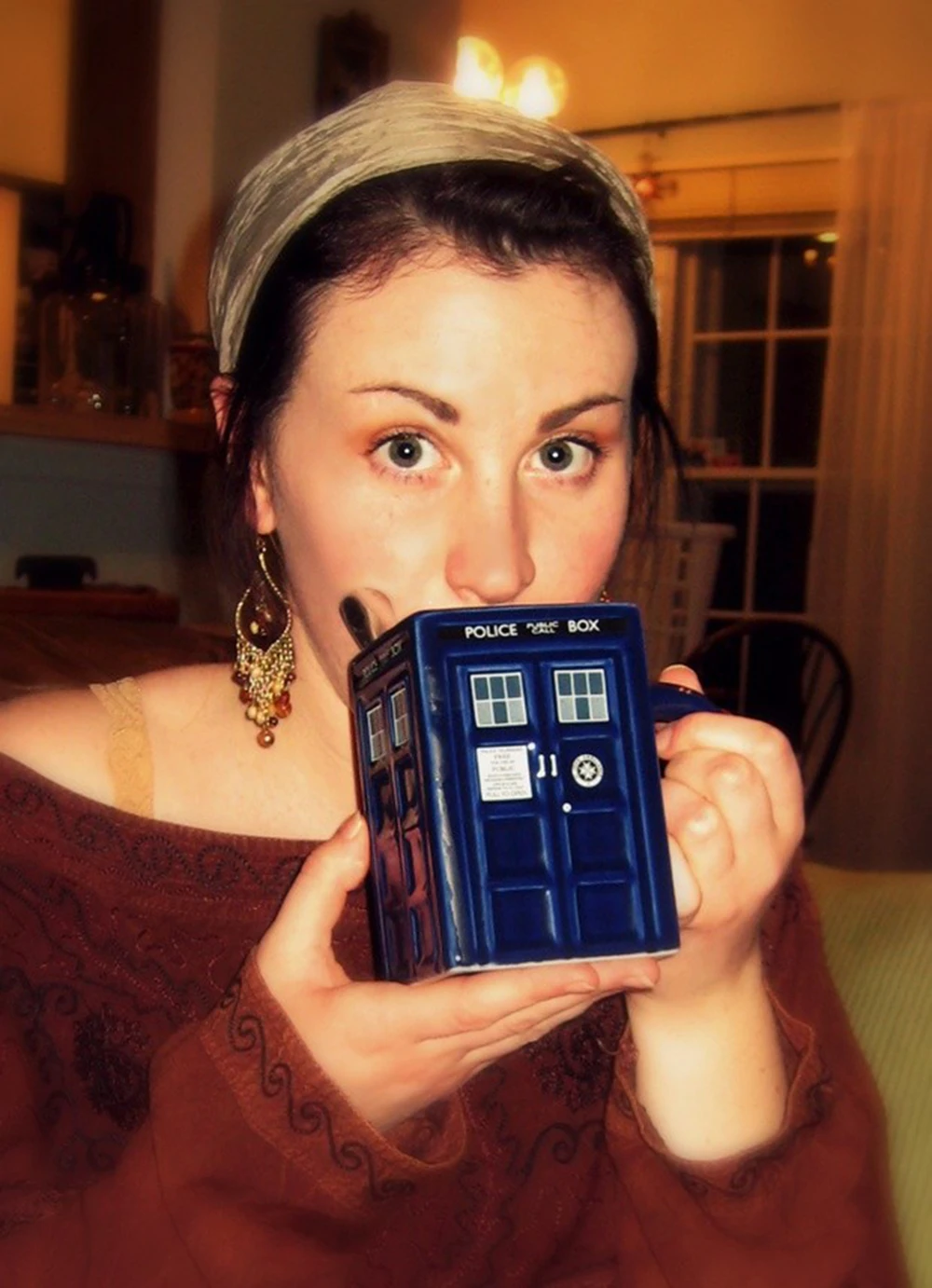 Креативный подарок Doctor Who Figural Tardis фарфоровая квадратная кружка кофейная чашка с покрытием и ложкой полицейская Коробка Форма