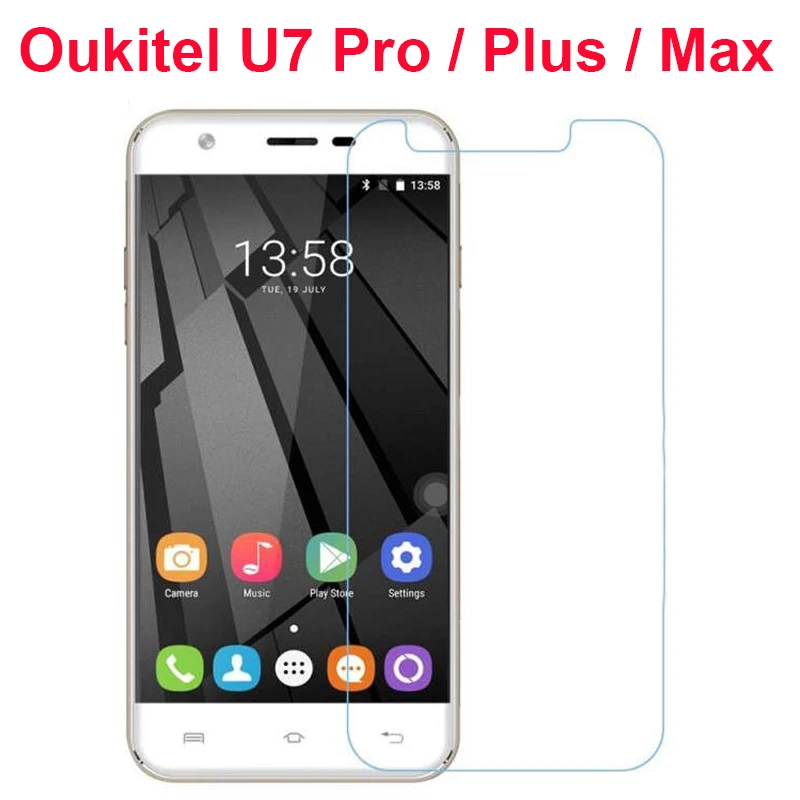 Закаленное стекло Oukitel U7 Plus 2 шт. защита экрана от царапин Передняя пленка для ЖК Pro