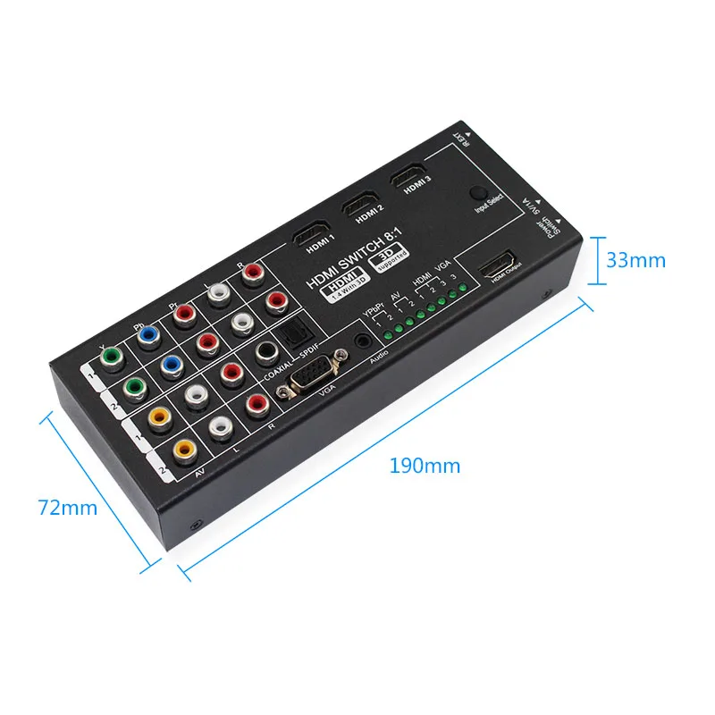 multi function hdmi switch ZX-M001 side 1-800