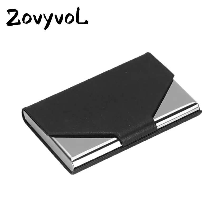 

ZOVYVOL 2019 New Style Business Pull Card Holder Creative Colorful Men Women Fashion Card Holder Stainless Steel Casual purse
