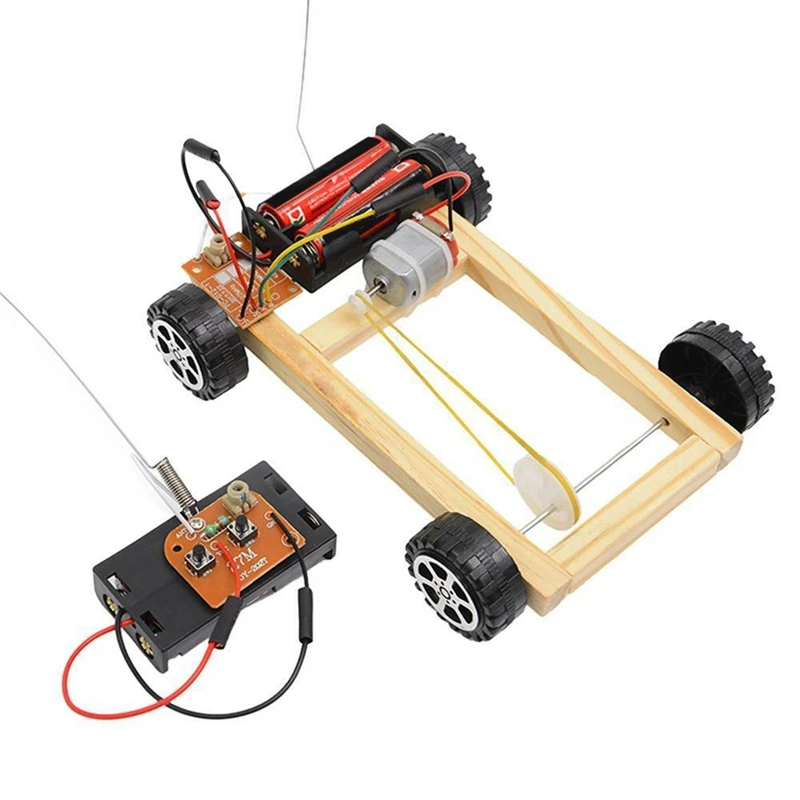 

Details About Kid Handicraft Diy Electric Remote Control Car Assembled Model Educational Toys