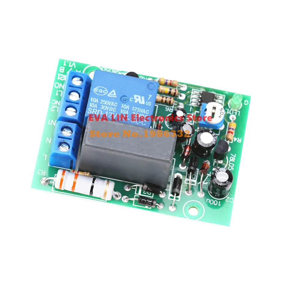 WS16 AC 220V 230V 240V Delay Time Timing Relay Module Delay Timer Turn OFF 0 10 Hours Accuracy 0