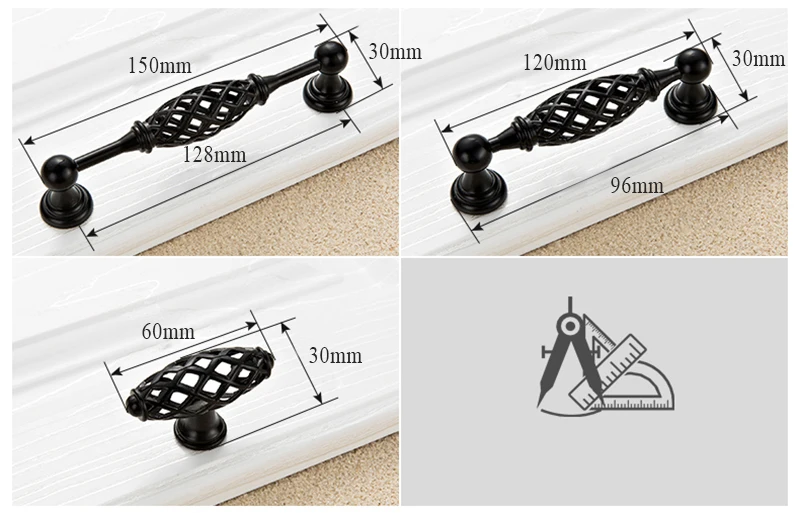 Винтажная птичья клетка Античная дверная ручка мебельные ручки и ручки для кухонных шкафов винтажная ручка для шкафа выдвижной ящик