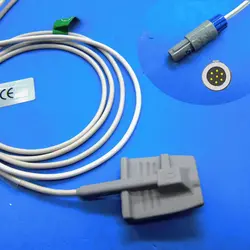 Длинный кабель для взрослых мягкие силиконовые spo2 датчик для BCI ADVISOR 6100 9100 монитор пациента