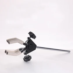 Braçadeira para liquidificador de liga de alumínio, ajuste duplo, universal, suprimentos para laboratório, 29cm de comprimento