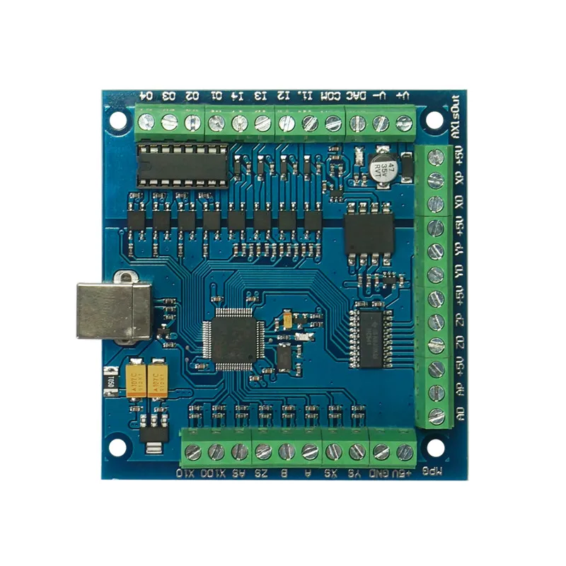 USB 4 осевой контроллер шагового двигателя с ЧПУ MACH3 карта управления шаговым