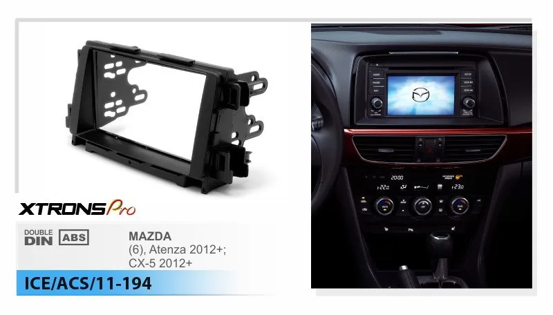 Автомобильный монитор Xtrons Radio Fascia ДЛЯ MAZDA(6), Atenza 2012+; CX-5 2012+ Stereo Facia Dash CD Trim установочный комплект