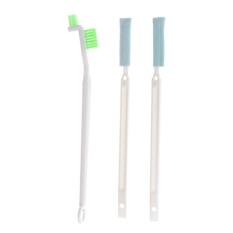 3Pcs/Set Bottle Long Handle Clean Brush Wash Cup Brush Set Sink Slot Clean Small Brush Kitchen
