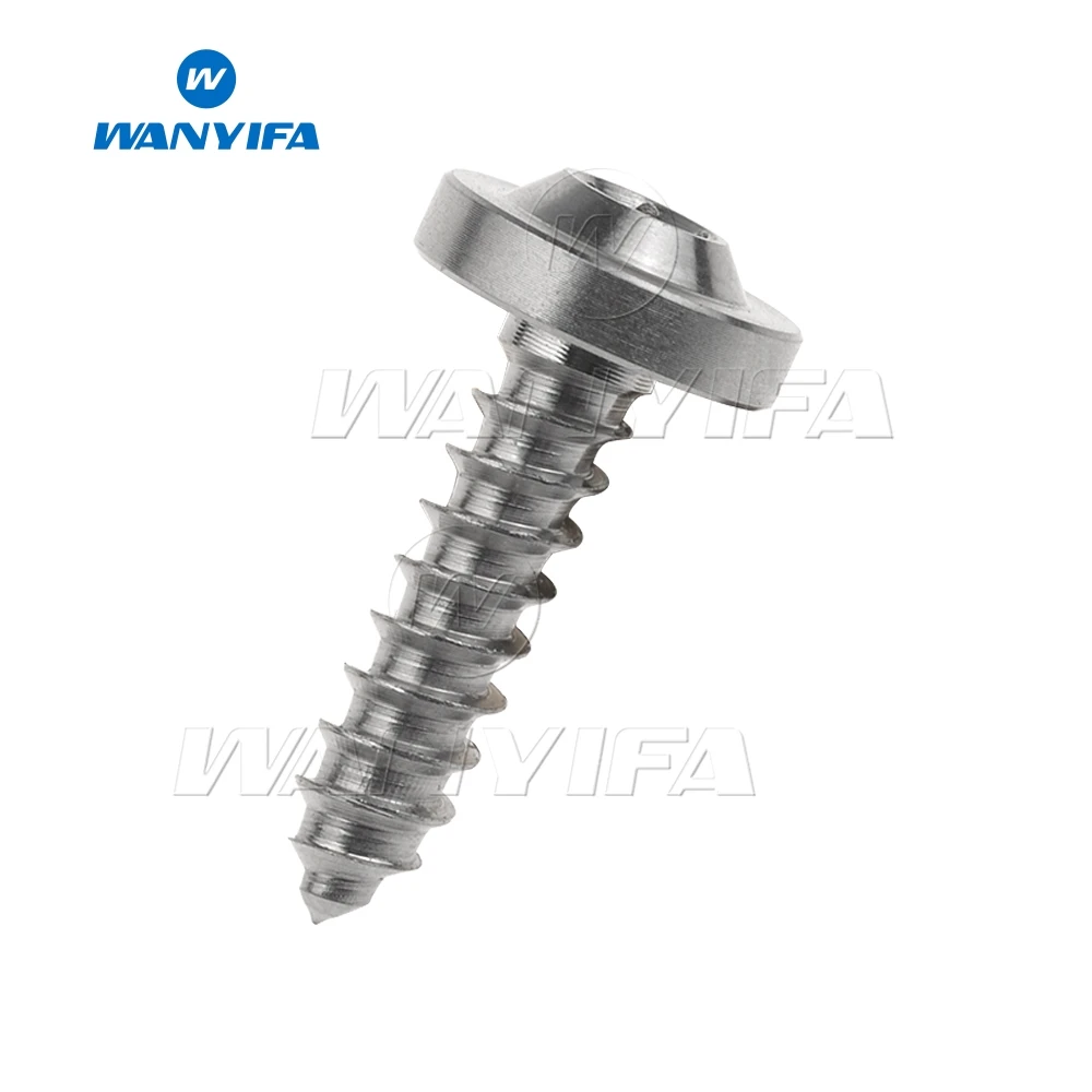 Wanyifa титановый болт с головкой M4x15 M5x15 17 18 20 мм самонарезающая Кнопка Torx Фланцевая