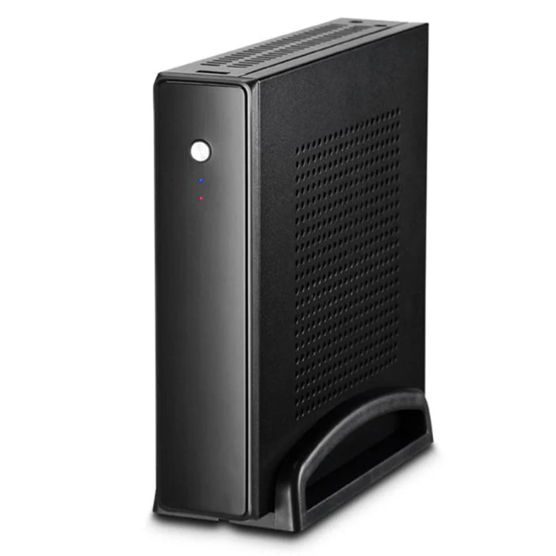 

Thin Mini Itx Cases Usb2.0 2.5 Inch Hdd Ssd Sgcc Computer Gaming Pc Desktop Chassis Quiet For Motherboard Below 20 Mm
