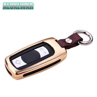 

High quality aluminum alloy Car Key Cover For BMW BMW 1 2 3 4 5 6 Series E90 E91 E92 E60 E61 M3 M5 Z4 Keys Protection Case Chain