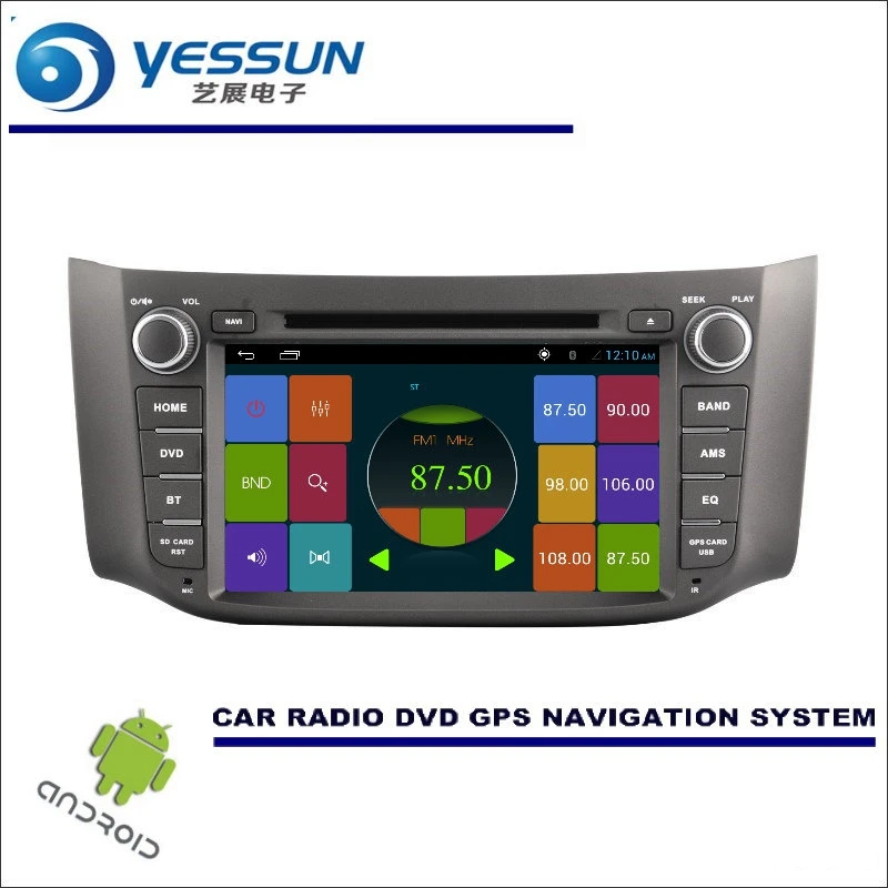 Top YESSUN For Nissan Sylphy / Pulsar / Sentra 2012~2014 - Car DVD Player GPS Navi Navigation Android System Audio Video Multimedia 3