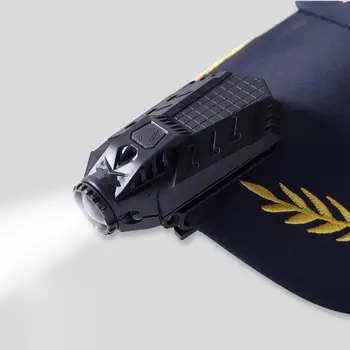 

New Sensor Head Cap Hat Lamp Light Headlamp Torch Black Hiking Flashlight Cycling Flash Lights Riding USB Rechargeable