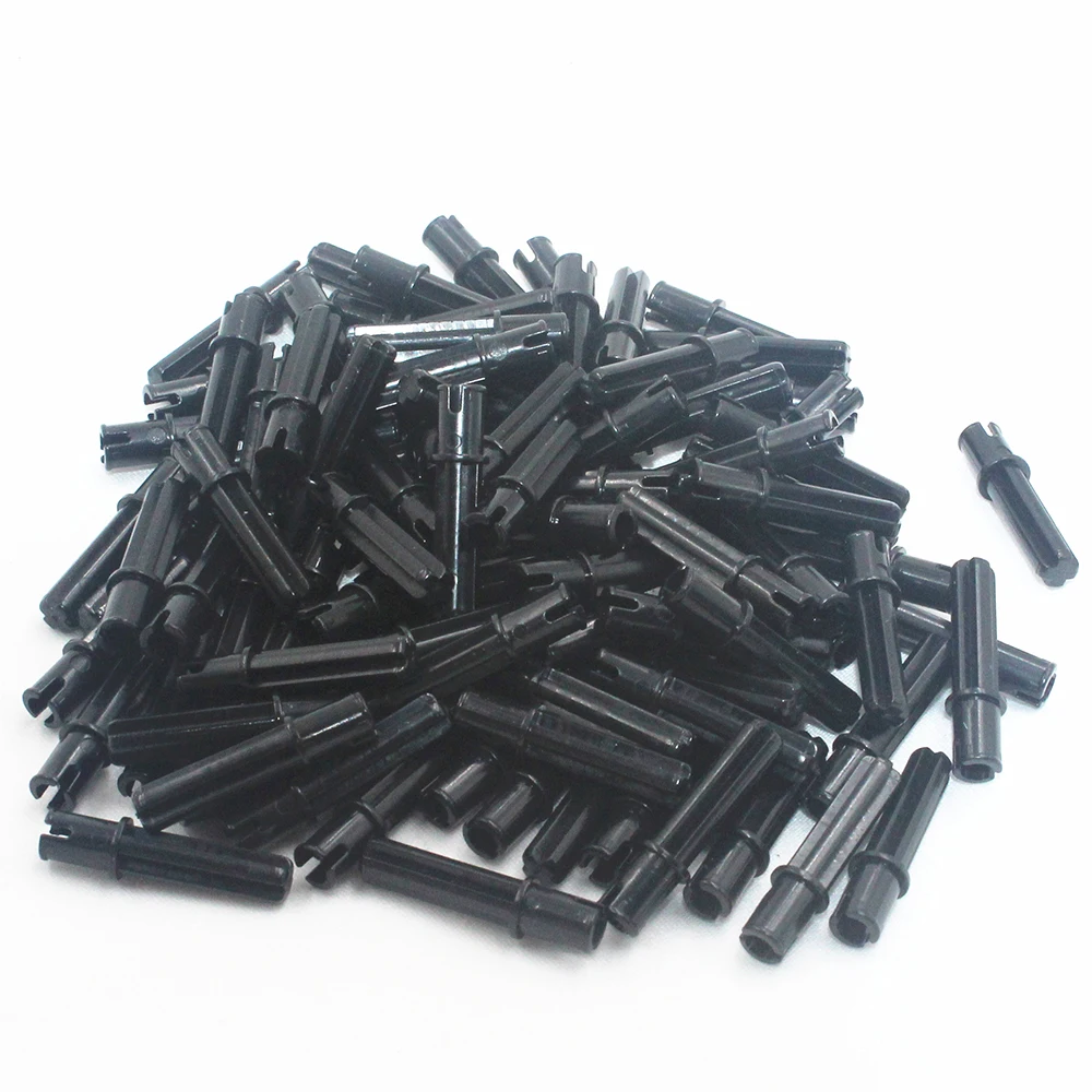 Building Blocks MOC Technic Parts 100pcs CROSS AXLE 2M W. SNAP W. FRIC. compatible with lego for kids boys toy