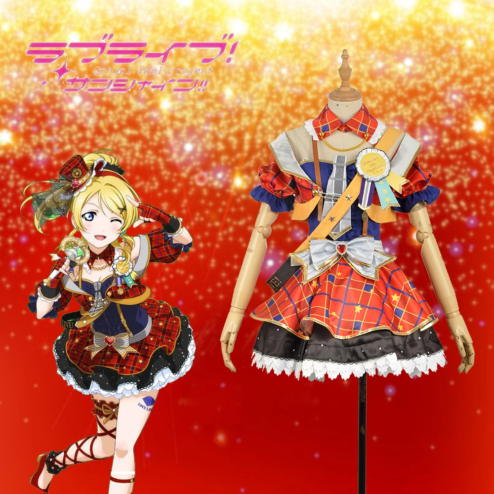 Аниме Love Live! Eli Ayase нарядное платье для пробуждения идола маскарадный костюм на