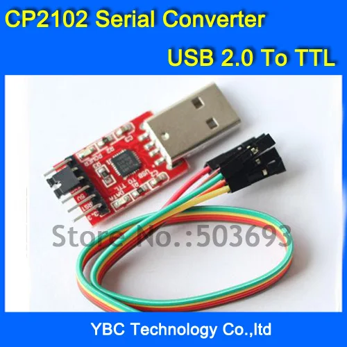 2 компл./лот CP2102 последовательный преобразователь USB 2,0 для ttl UART 6PIN