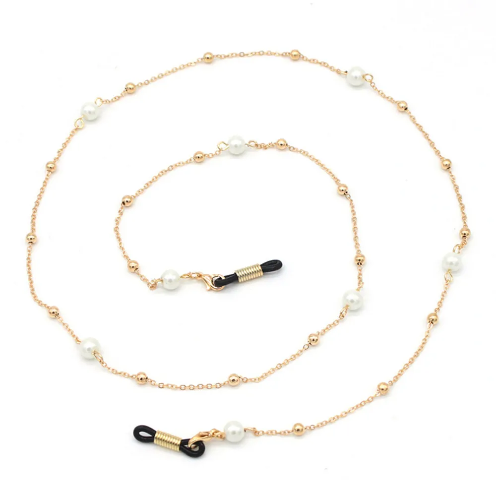 

1PC Fashion Unisex Tassel Glasses Chains Sweet Pearl Beads Silicone Reading Eyeglasses Cord Sunglasses Eyewear Accessories