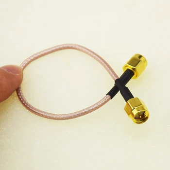 

5PCS Cable SMA Male Plug to #A SMA Male Plug Straight Crimp RG316 6" Pigtail FPV