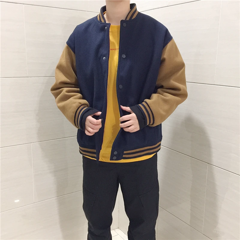 TV Series Riverdale Archie Andrews Jacket Baseball Coat Hoodie Outfit Men Women Cardigan Wool Jackets Cosplay Costume Navy Blue