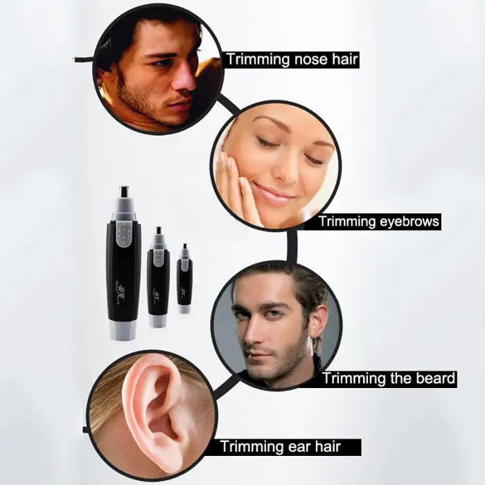 Новый инструмент для удаления волос для носа и ушей, триммер, бритва для удаления немой носа, очиститель для лица, грумер 998