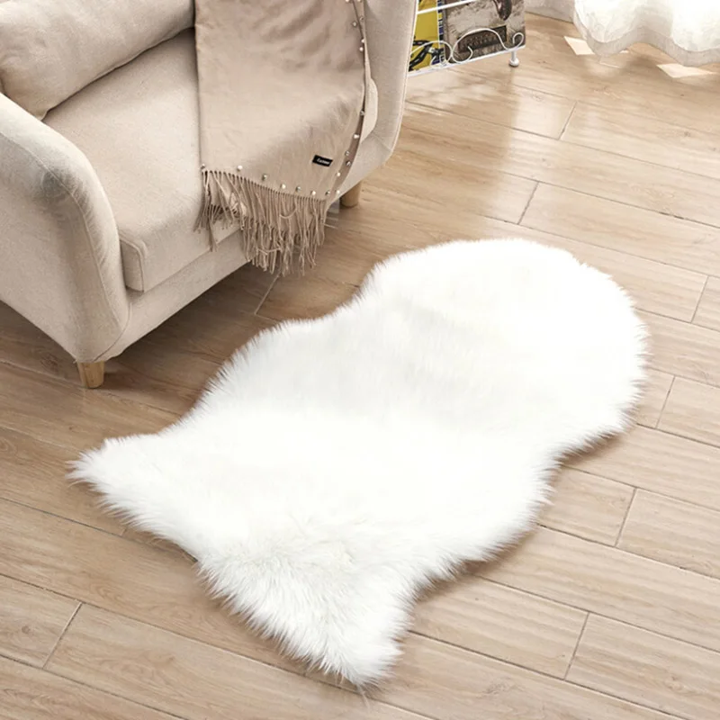 Buy Fur Artificial Sheepskin Hairy Carpet for Living