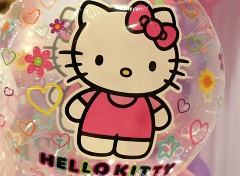 clear hello kitty balloon (10)