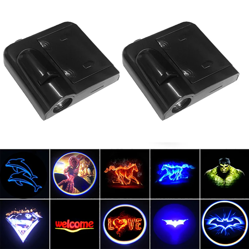 

1pcs Car modification universal Car Door Welcome Lights For BMW Ford Fiesta Mondeo Toyota Lexus Mazda Car projector For Toyota