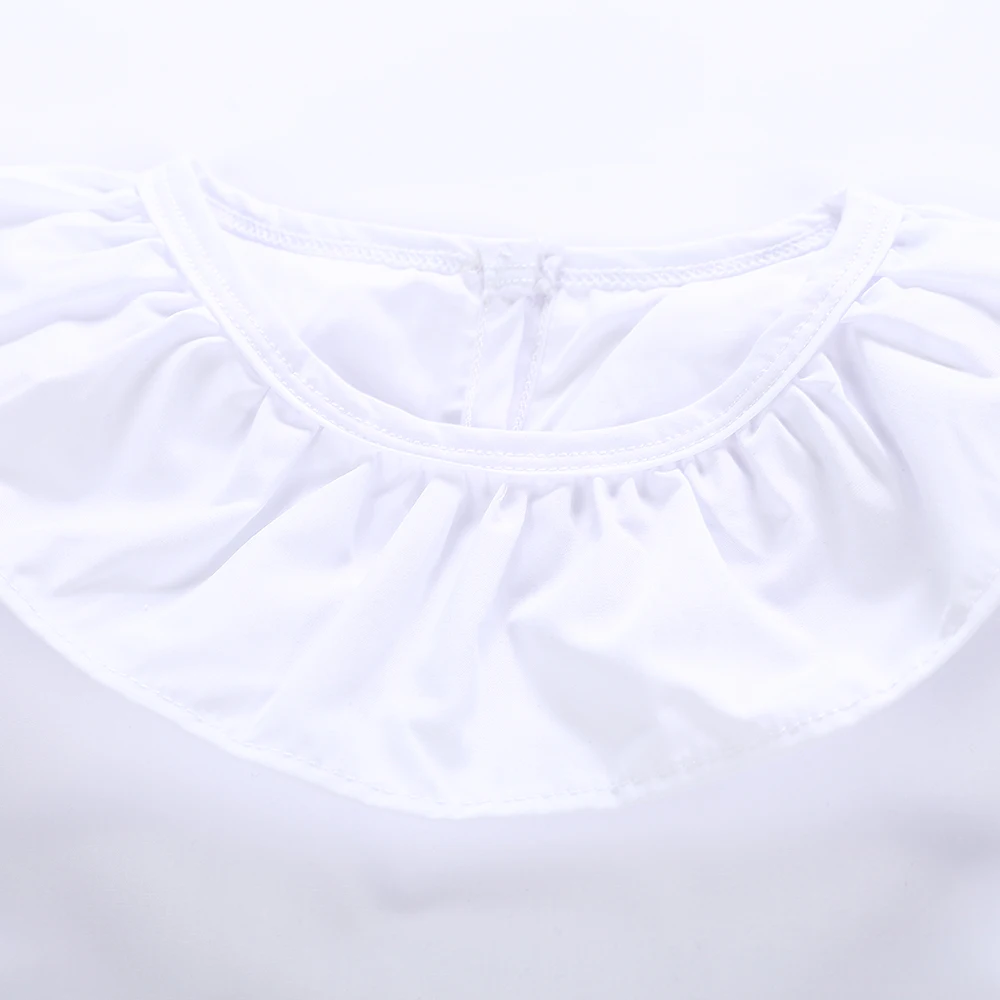 SOSOCOER/комплекты одежды для девочек Одежда для маленьких девочек белая рубашка с длинными рукавами и рисунком лотоса, штаны Детский костюм из 2 предметов для девочек, одежда для детей