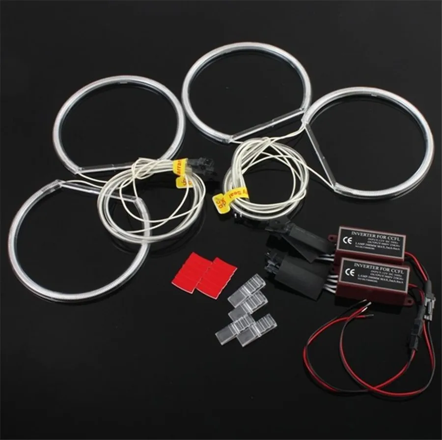 

For BMW E36 E38 E39 E46 Angel Eyes Halo Rings Xenon Led Lights Car CCFL White 4 x 131mm New Styling