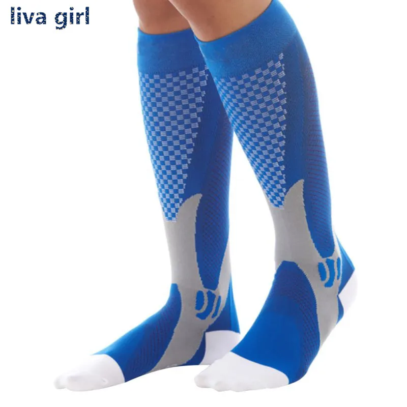 

Men Women Soft Leg Support Compression Socks Stretch Breathable Ball Games Socks