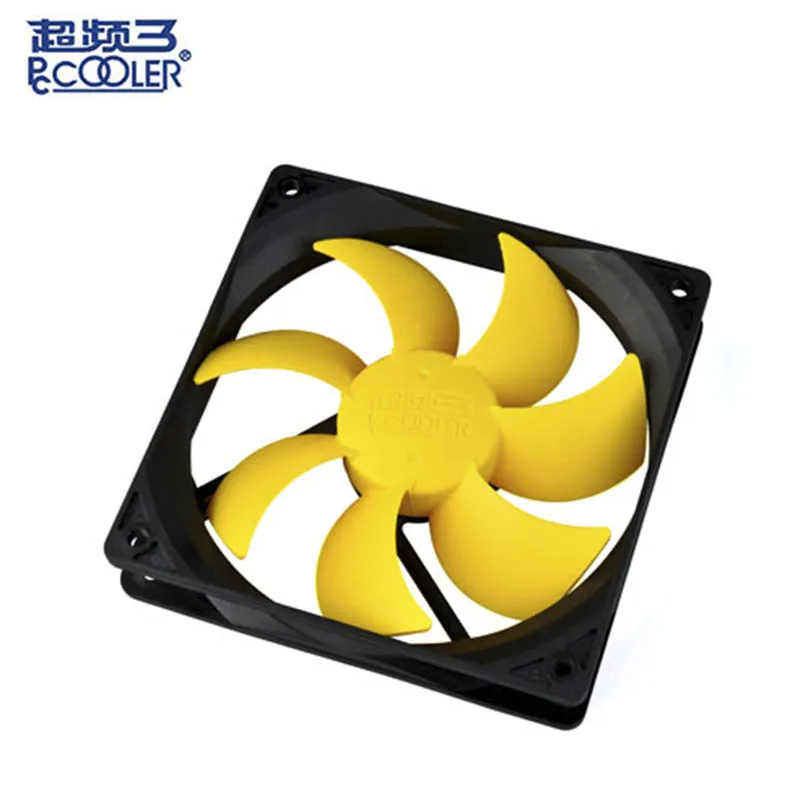 

Pccooler F122Y 12cm computer case cooling fan quiet cpu and power cooler fan cooling radiator fan computer pc Chassis fan silent