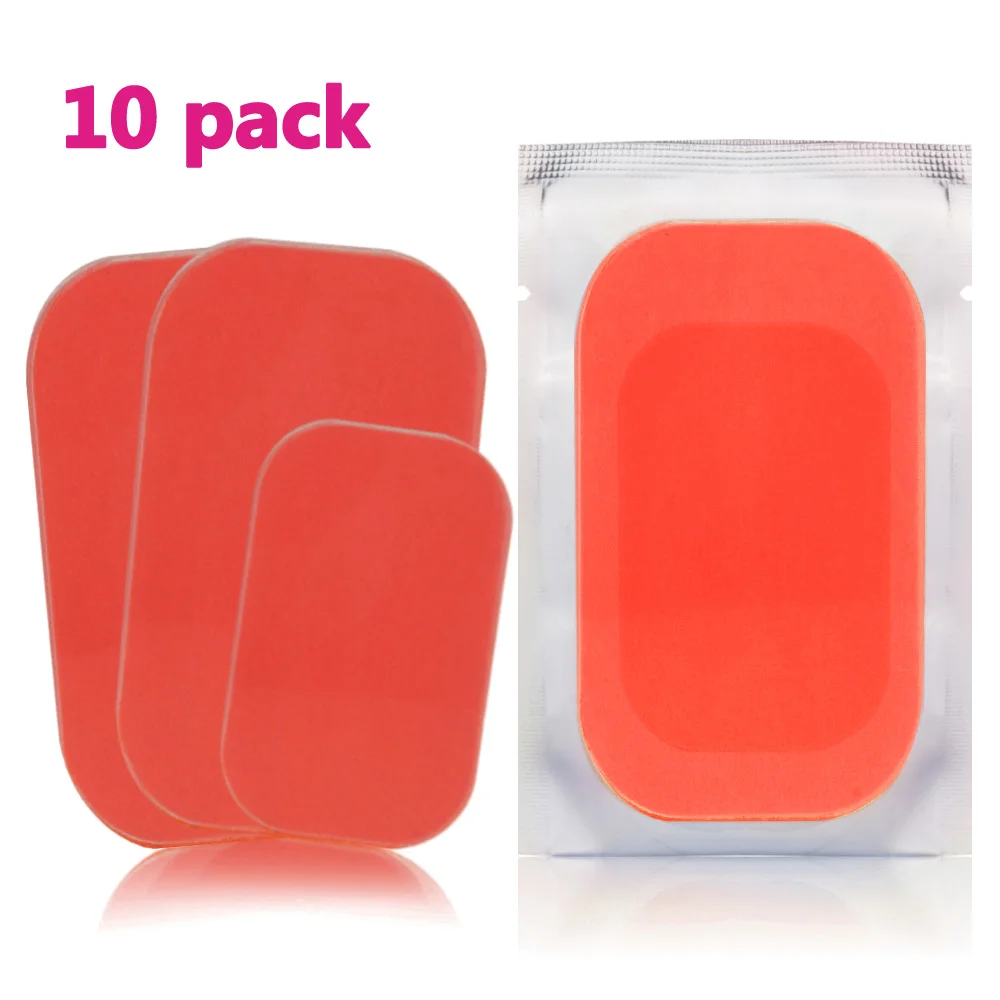 Orange Pads 10 pack Тренажер для бедер ягодицы лифтинг Интеллектуальный ABS фитнес-тренажер Электрический формирующий расслабляющий массажер умный мышечный Стимулятор Прямая поставка - Цвет: Orange Pads 10 pack