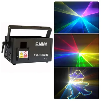 

3w rgb laser 3D animation scanner system ILDA DMX dance bar Xmas Party Disco DJ stage effect Light Show projector