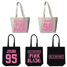 [MYKPOP] черно-розовая Холщовая Сумка повседневная сумка KPOP Fans Collection SA18073103