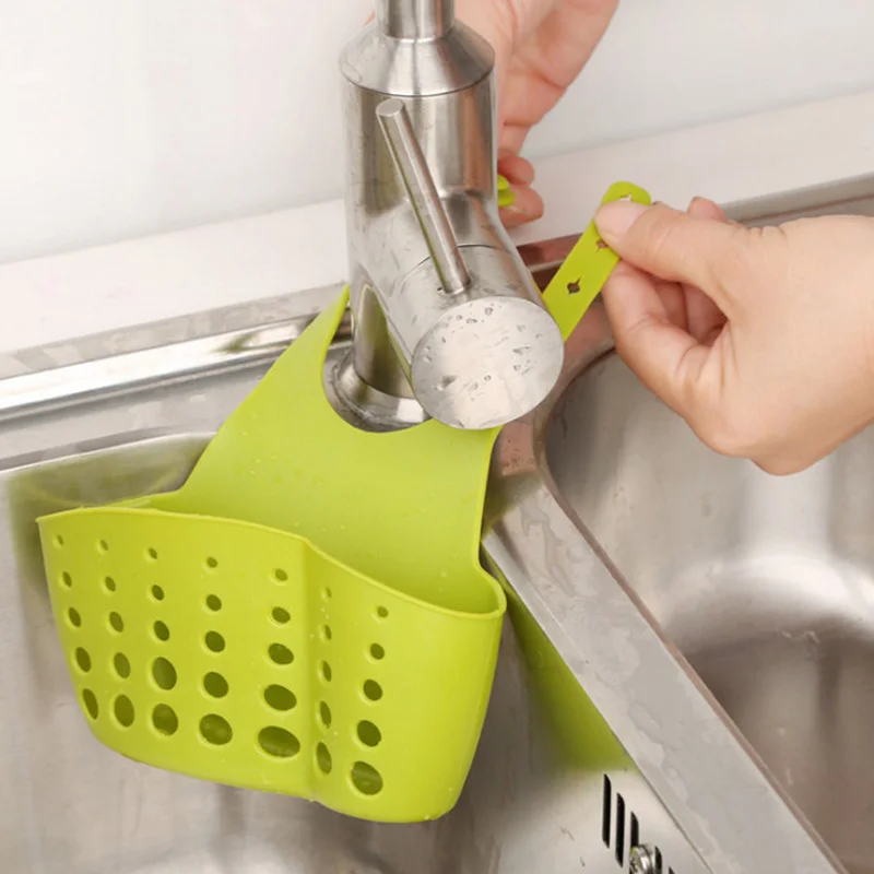 Buy Home Kitchen Sink Hanging Strainer Basket Sponge