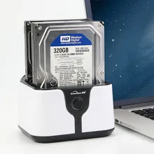 hdd clone station 2 Bay to SATA ssd box hd 3.5” 2.5 inch hdd enclosure 4tb per bay usb 3.0 suit for hdd ssd station blueendless