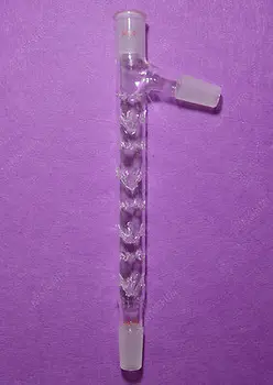 

Glass Vigreux Distilling Column,Side Arm,200mm,24/40,Lab Chemistry Glassware