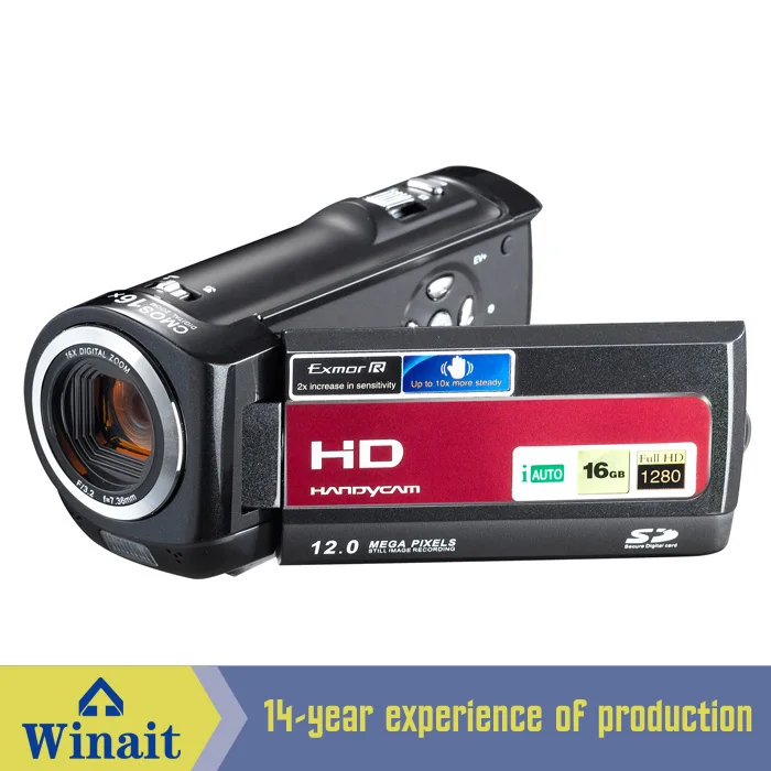

Self-Timer HDV-777 digital video camera with 16X digital zoom LCD Display