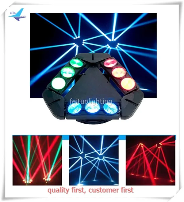 

9x12w 4in1 LED spider light Led Moving Head Beam Wash led spider light beam cabeza movil