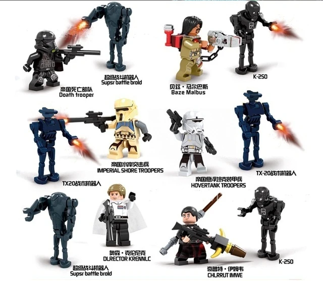 Prøv det Hollow Regan 6pcs/Set Building china brand Rogue One: A Star Wars Story Imperial Death  force compatible with Lego _ - AliExpress Mobile