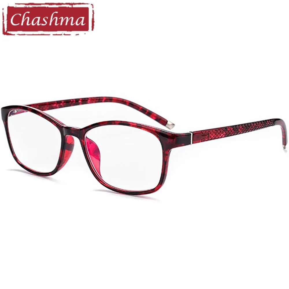 Чашма бренд оправа для очков для учащихся TR90 материал светильник гибкие оправы для очков для женщин и мужчин Свежий Простой дизайн очки для глаз - Цвет оправы: Red Flower