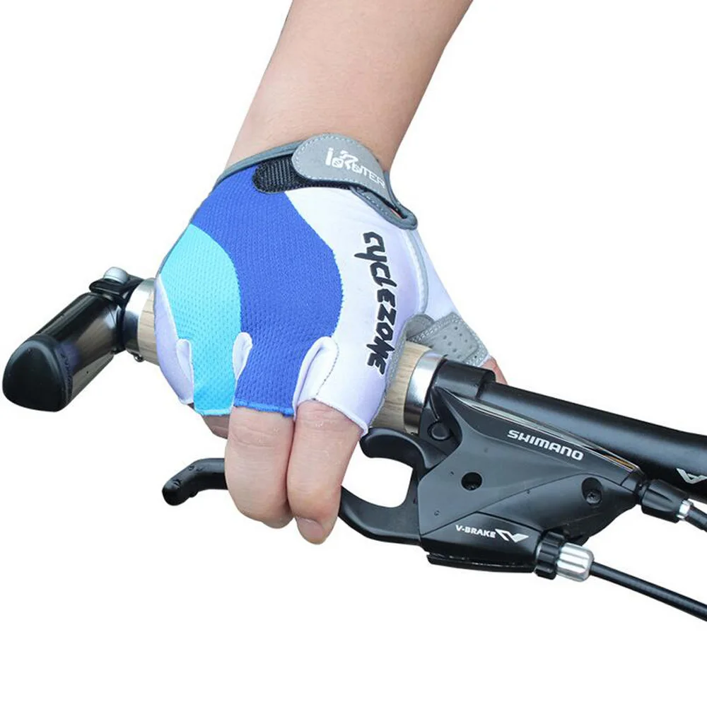 Мужские велосипедные Гелевые перчатки с полупальцами для езды на гоночном велосипеде, силиконовые мотоциклетные перчатки для горного велосипеда