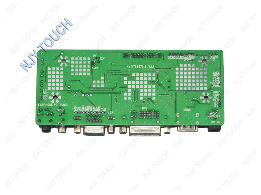  HDMI DVI VGA Audio M. NT68676.2A LCD Controller Board Kit FAI DA TE per 10.1 