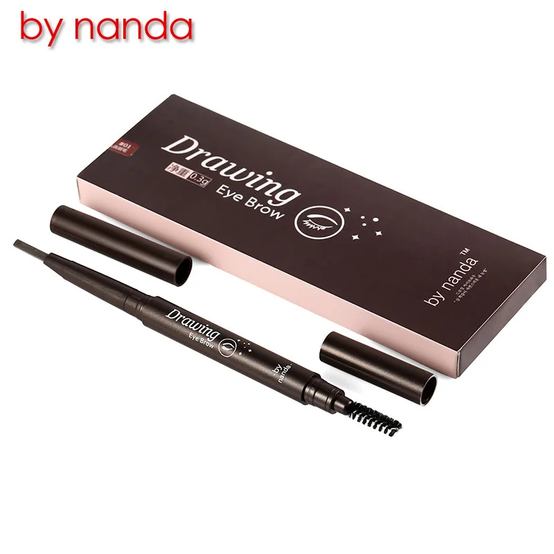 BY NANDA Brand 2 IN 1 Automatic Makeup No.O06 Eyebrow Waterproof