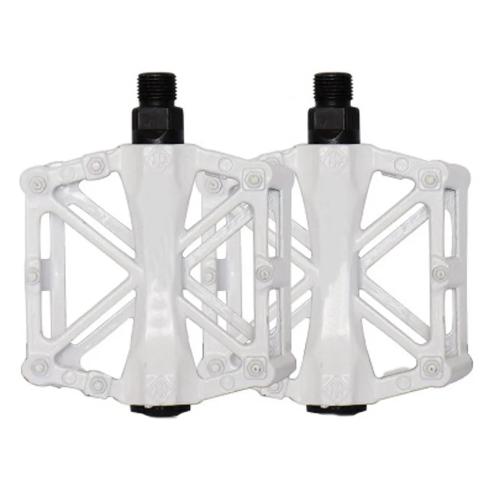Bike Pedals Mountain Road Bicycle Flat Platform MTB Cycling Aluminum Alloy Black Bycycle Accessories Frame #3S26 (9)