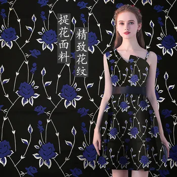 

145cm wide new high grade jacquard fabric yarn-dyed brocade spring and autumn dress windbreaker cheongsam clothing fashion