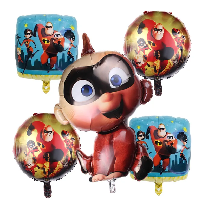 

1Pcs Incredibles Balloon Number Mylar Balloon Birthday Balloon Party Decorations Toys For Kids Globos High Quality Toy gift